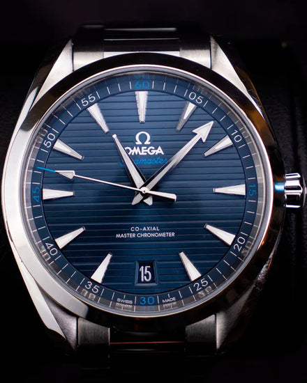 Omega Seamaster Aqua Terra 150M 41MM Blue Dial Steel Bracelet (220.10.41.21.03.001)