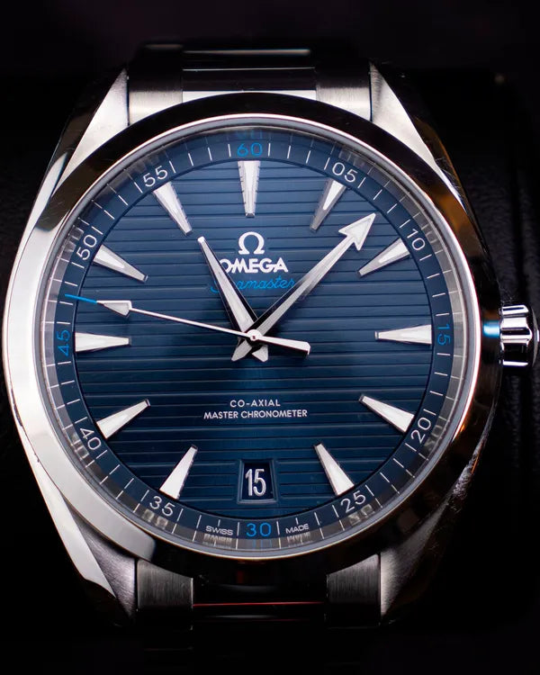 Omega Seamaster Aqua Terra 150M 41MM Blue Dial Steel Bracelet (220.10.41.21.03.001)