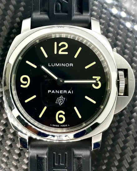 Panerai Luminor 44MM Black Dial Rubber Strap (PAM01000)