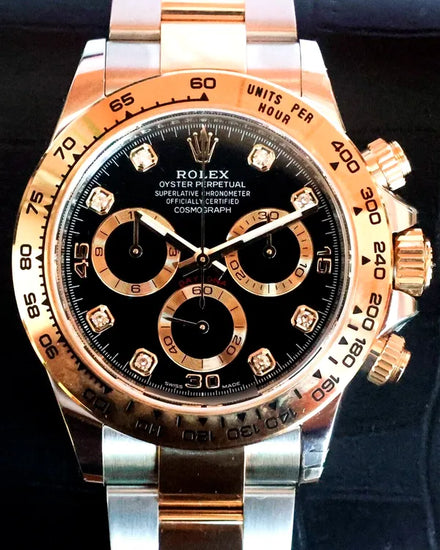 2023 Rolex Cosmograph Daytona 40MM Black Dial Two-Tone Bracelet (116503)