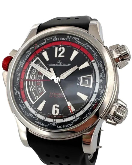 Jaeger-LeCoultre Master Compressor  Extreme World Alarm 46MM Black Dial Rubber Strap (Q177847N)