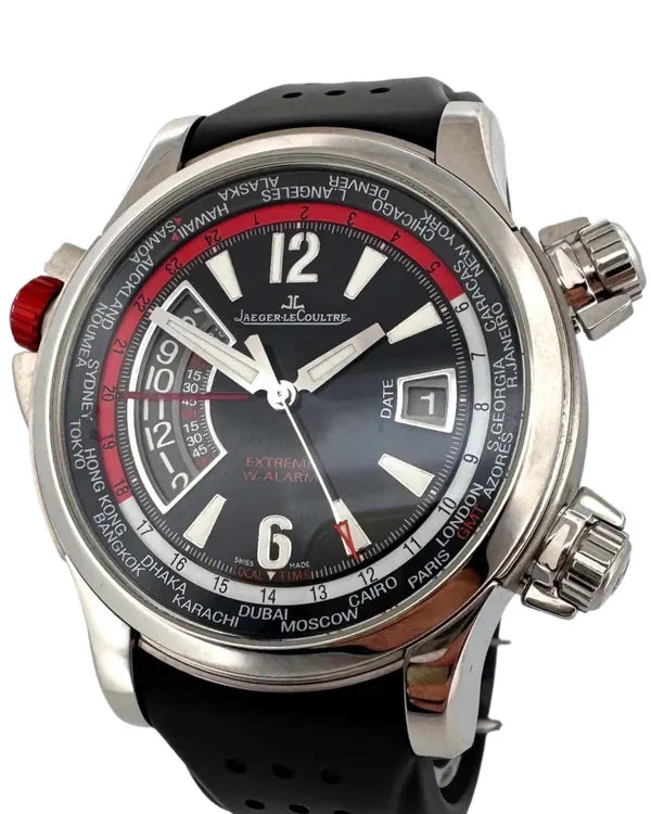 Jaeger-LeCoultre Master Compressor  Extreme World Alarm 46MM Black Dial Rubber Strap (Q177847N)