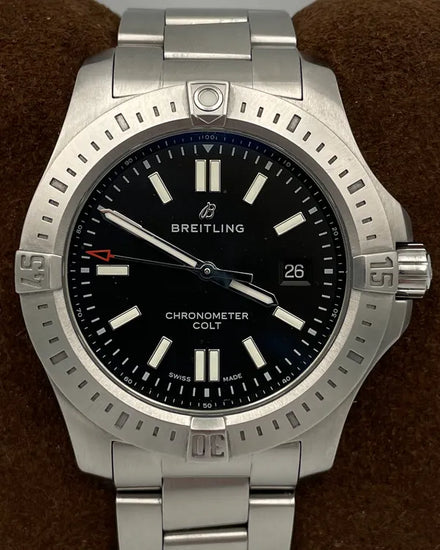 2020 Breitling Colt 44MM Black Dial Steel Bracelet (A17388)