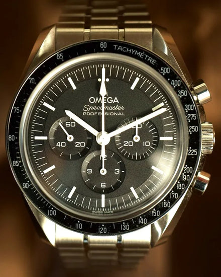 2021 Omega Speedmaster Professional Moonwatch 42MM Black Dial Steel Bracelet (310.30.42.50.01.002)