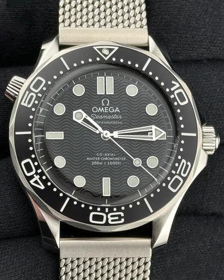 2024 Omega Seamaster Diver 300M 42MM Black Dial Steel Bracelet (210.30.42.20.01.010)
