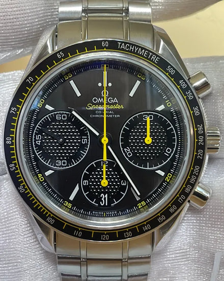 2022 Omega Speedmaster Racing 40MM Grey Dial Steel Bracelet (326.30.40.50.06.001)