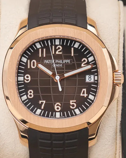 2019 Patek Philippe Aquanaut 40MM Brown Dial Rubber Strap (5167R)