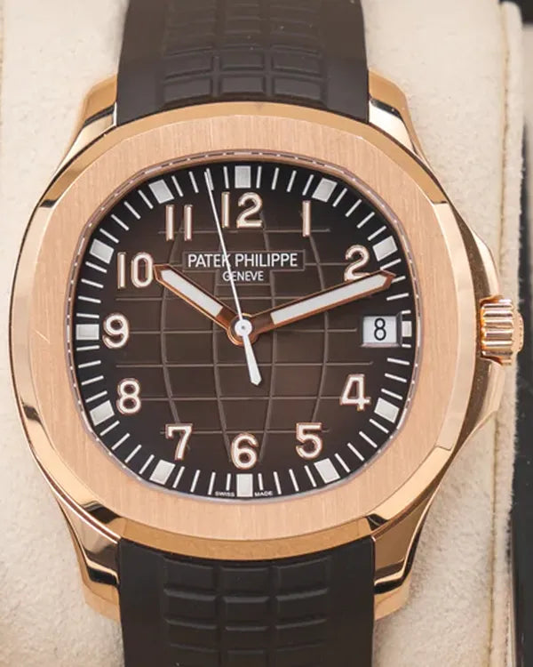 2019 Patek Philippe Aquanaut 40MM Brown Dial Rubber Strap (5167R)