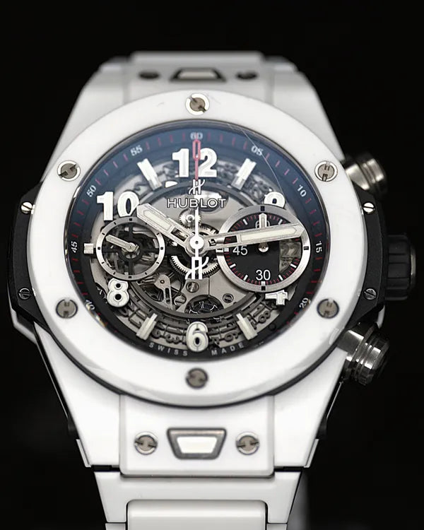 Hublot Big Bang Unico 45MM Skeleton Dial Ceramic Bracelet (411.HX.1170.HX)