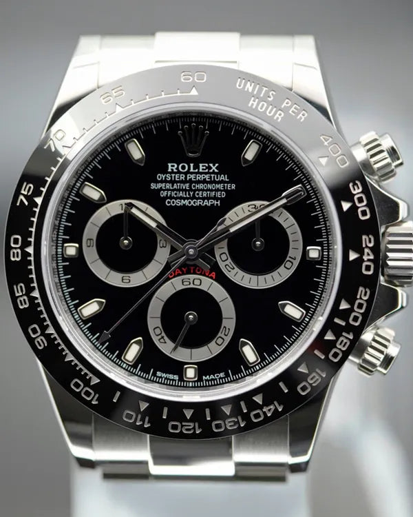 2019 Rolex Cosmograph Daytona 40MM Black Dial Oyster Bracelet (116500LN)