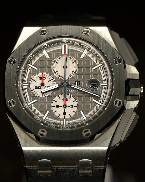 Audemars Piguet Royal Oak Offshore Chronograph 44MM Grey Dial Rubber Strap (26400IO.OO.A004CA.01)