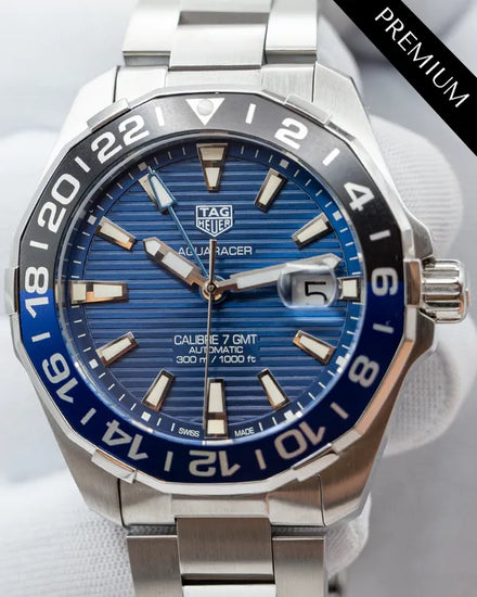 No Reserve - 2021 TAG Heuer Aquaracer 43MM Blue Dial Steel Bracelet (WAY201T.BA0927)