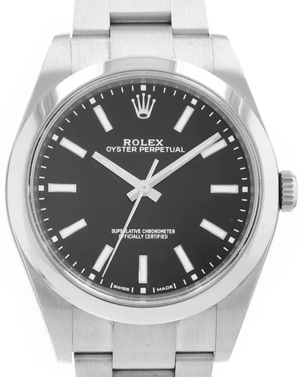 2019 Rolex Oyster Perpetual 39MM Black Dial Oyster Bracelet (114300)