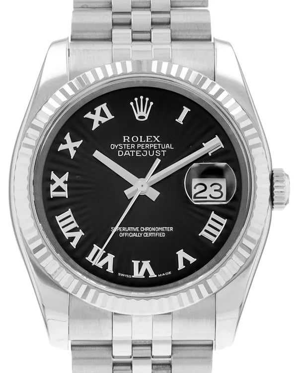 2006 Rolex Datejust 36MM Black Dial Jubilee Bracelet (116234)