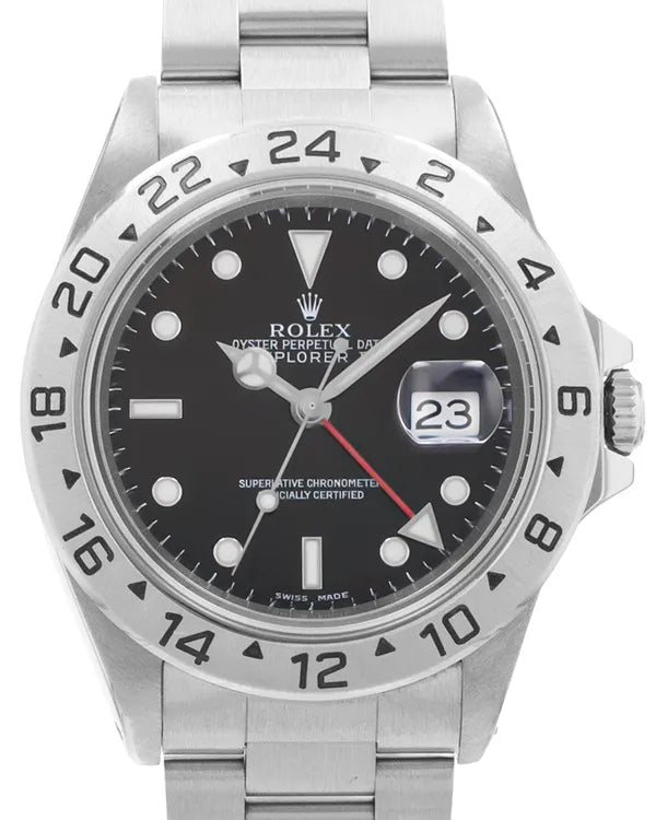 Rolex Explorer II 40MM Black Dial Oyster Bracelet (16570)
