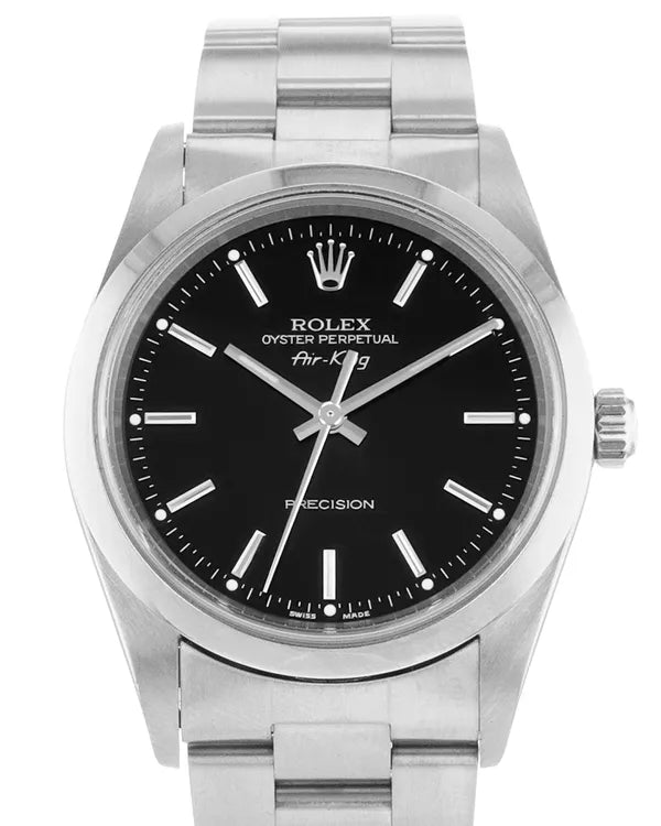 Rolex Air-King 34MM Black Dial Oyster Bracelet (14000M)