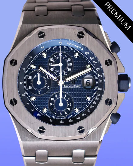 Audemars Piguet Royal Oak Offshore Chronograph "20th Anniversary" 42MM Blue Dial Steel Bracelet (26237ST.OO.1000ST.01)