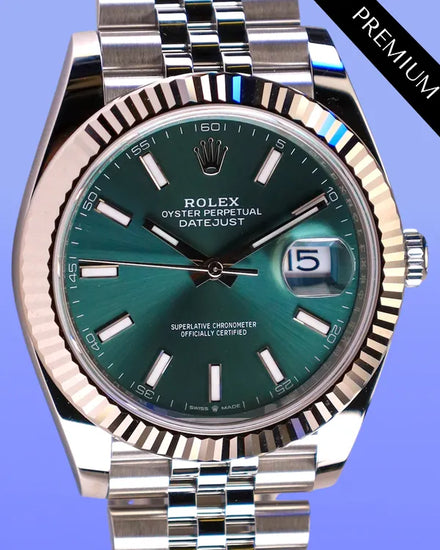 2025 Rolex Datejust 41MM Green Dial Jubilee Bracelet (126334)