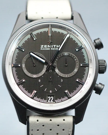 Zenith El Primero Chronomaster "Range Rover" S.E. 42MM Grey Dial Leather Strap (24.2040.400/27.R797)