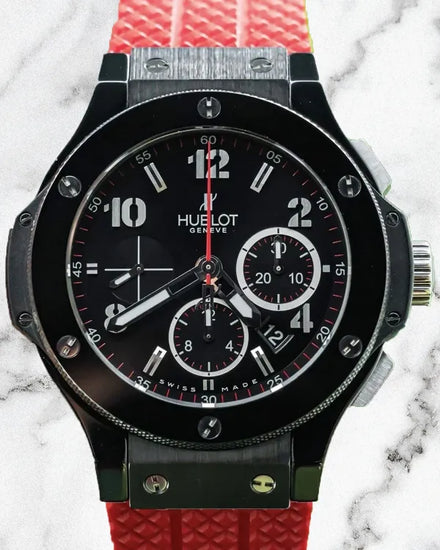 2013 Hublot Big Bang "Black Magic" 44MM Black Dial Rubber Strap (301.CX.130.RX)