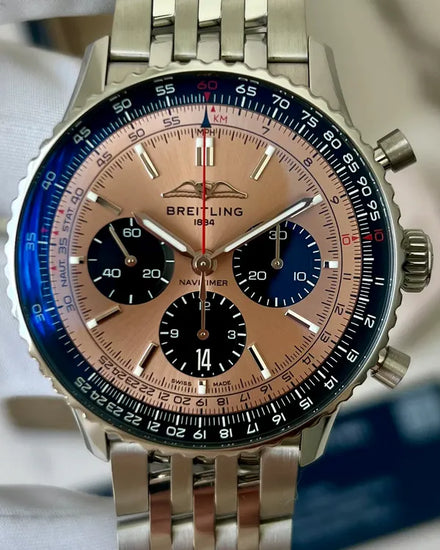2023 Breitling Navitimer B01 43MM Bronze Dial Steel Bracelet (AB0138241K1A1)