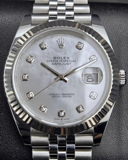 2021 Rolex Datejust 41MM Mother of Pearl Dial Jubilee Bracelet (126334)