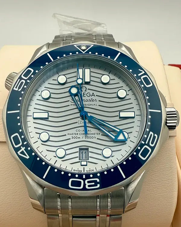2025 Omega Seamaster Diver 300M 42MM Grey Dial Steel Bracelet (210.30.42.20.06.001)