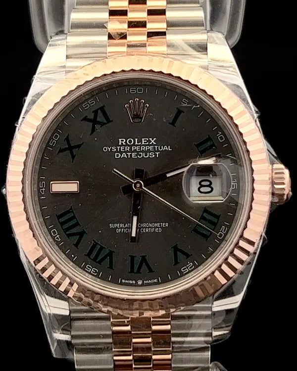 2024 Rolex Datejust "Wimbledon" 41MM Slate Dial Two-Tone Jubilee Bracelet (126331)