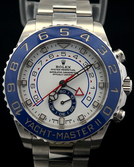 2021 Rolex Yacht-Master II 44MM White Dial Oyster Bracelet (116680)