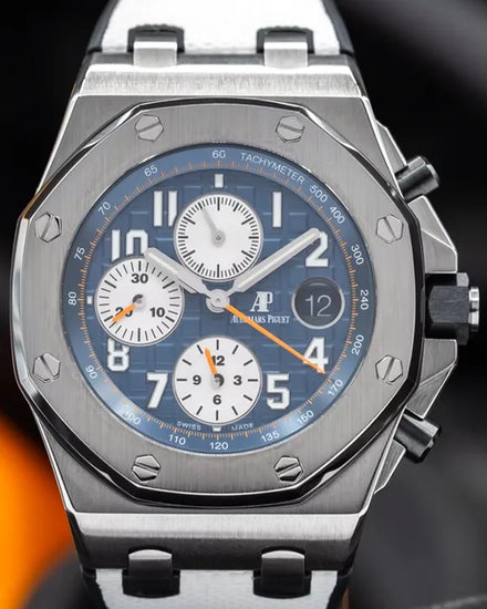 Audemars Piguet Royal Oak Offshore "Navy" 42MM Blue Dial Rubber Strap (26470ST.OO.A027CA.01)
