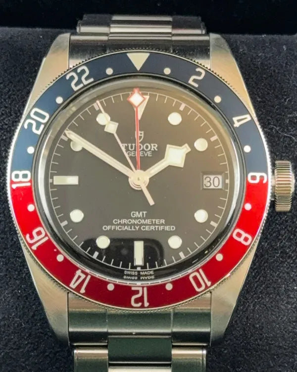 Tudor Black Bay GMT "Pepsi" 41MM Black Dial Steel Bracelet (79830RB)