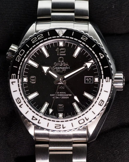 2023 Omega Seamaster Planet Ocean GMT 43.5MM Black Dial Steel Bracelet (215.30.44.22.01.001)