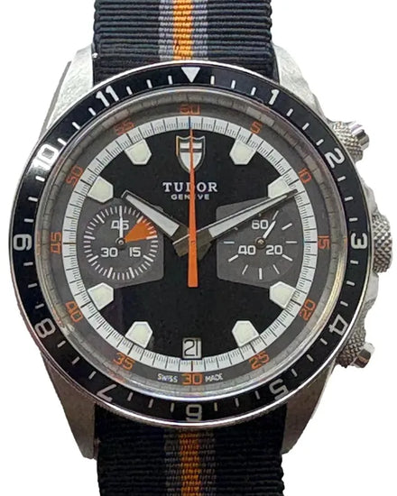 2021 Tudor Heritage Chrono 42MM Black Dial Textile Strap (70330N)