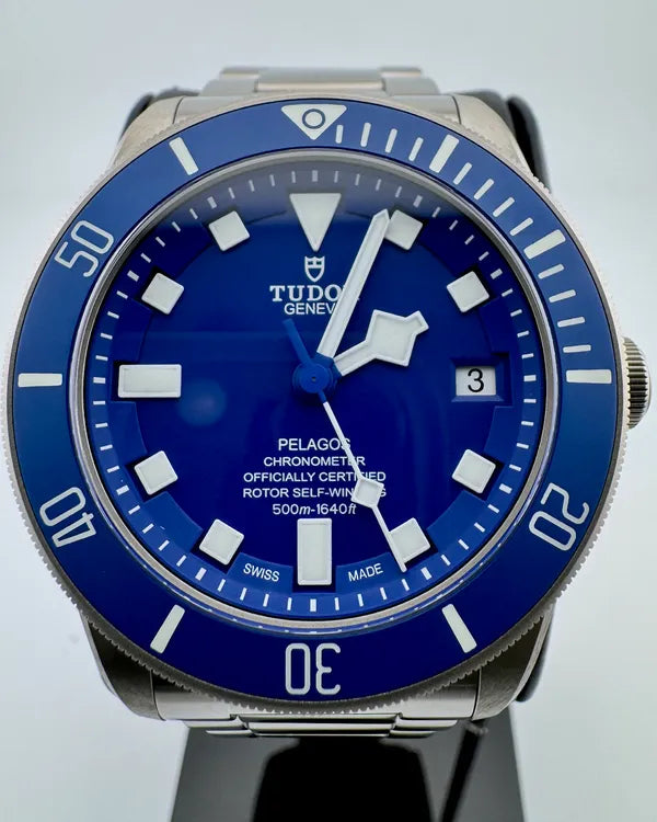 No Reserve - 2025 Tudor Pelagos 42MM Blue Dial Titanium Bracelet (25600TB)