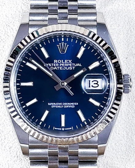2023 Rolex Datejust 36MM Blue Dial Jubilee Bracelet (126234)