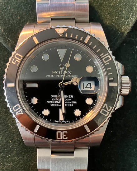 2015 Rolex Submariner Date 40MM Black Dial Oyster Bracelet (116610LN)