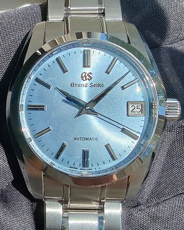 2025 Grand Seiko Heritage Collection 25th Anniversary L.E. 37MM Blue Dial Steel Bracelet (SBGR325)