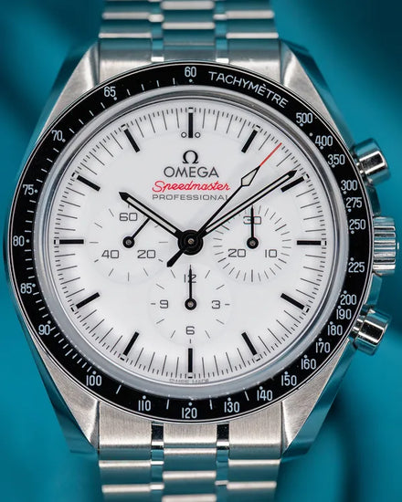 2025 Omega Speedmaster Professional Moonwatch 42MM White Dial Steel Bracelet (310.30.42.50.04.001)