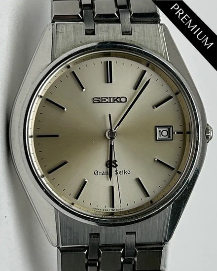 No Reserve - Grand Seiko Historical 37MM Quartz Silver Dial Steel Bracelet (9587-8000)