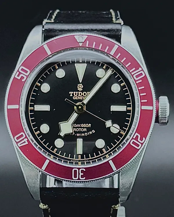 2016 Tudor Black Bay Heritage "Smiley" 41MM Black Dial Steel Bracelet (79220R)