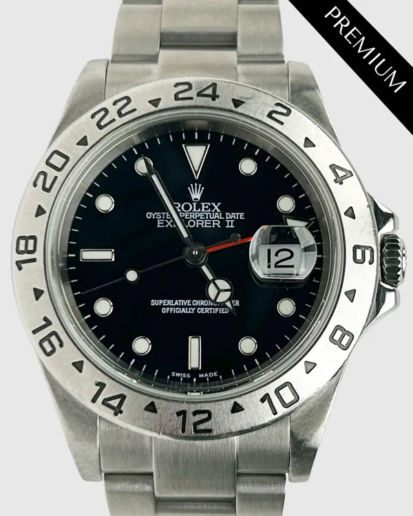 2007 Rolex Explorer II 40MM Black Dial Oyster Bracelet (16570)