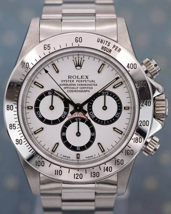 1995 Rolex Cosmograph Daytona Zenith 40MM White Dial Oyster Bracelet (16520)