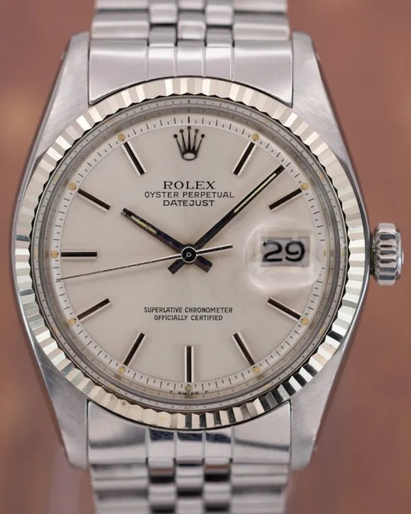 1978 (5.2 Mil Serial) Rolex Datejust 36MM Silver Dial Jubilee Bracelet (1601)