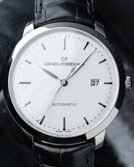 2019 Girard Perregaux 1966 40MM Opaline Dial Leather Strap (49555-11-131-BB60)
