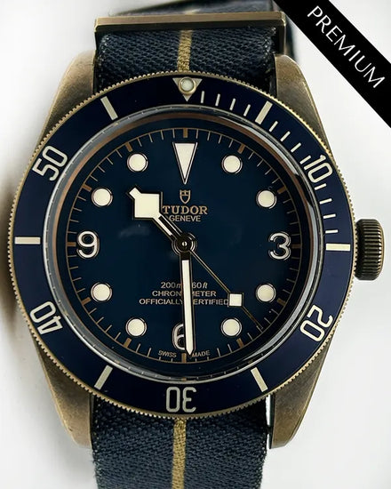 No Reserve - 2021 Tudor Black Bay Bronze 43MM Blue Dial Textile Strap (79250BB)