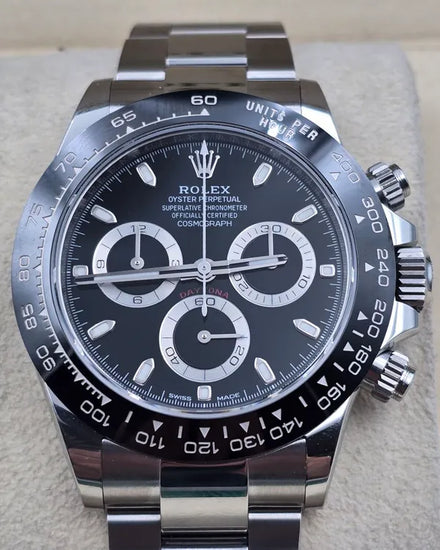 2021 Rolex Cosmograph Daytona 40MM Black Dial Oyster Bracelet (116500LN)