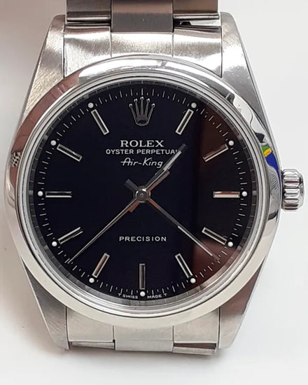 Rolex Air-King 34MM Black Dial Oyster Bracelet (14000)