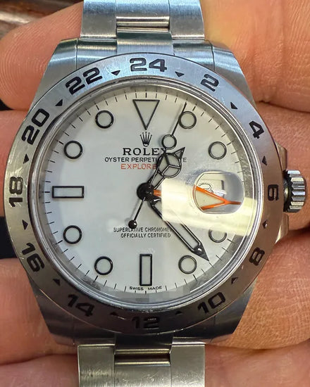 2020 Rolex Explorer II "Polar" 42MM White Dial Oyster Bracelet (216570)