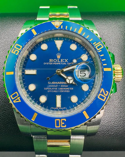 2019 Rolex Submariner "Bluesy" 40MM Blue Dial Two-Tone Oyster Bracelet (116613LB)