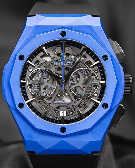 Hublot Classic Fusion Aerofusion Chronograph "Orlinski" L.E. 45MM Skeleton Dial Rubber Strap (525.EX.0179.RX.ORL18)